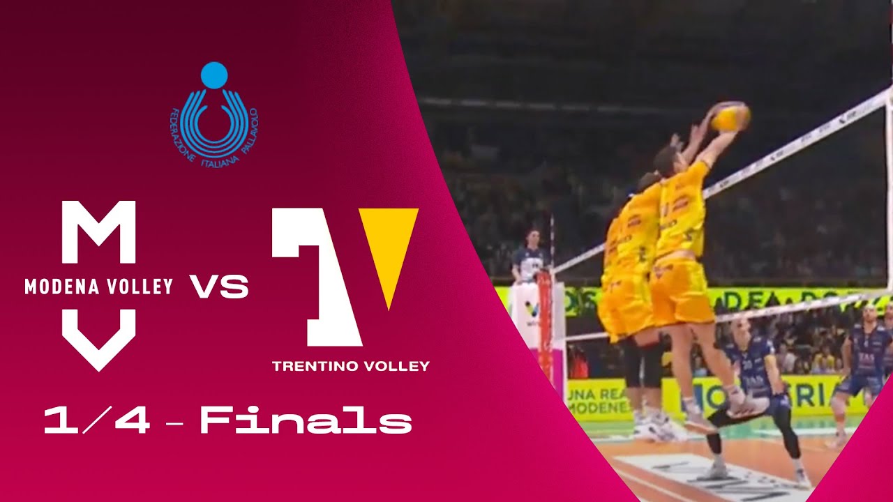 Modena vs Trentino Highlights Coppa Italia 1/4 Finals