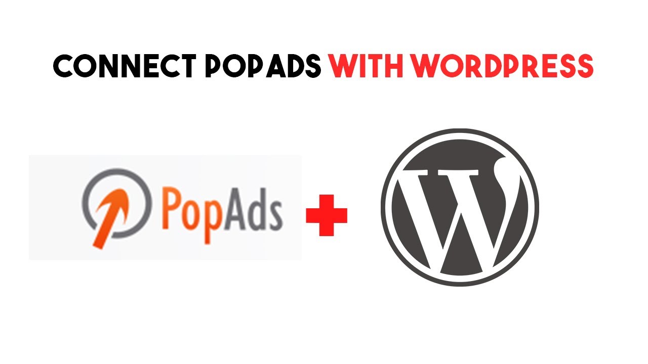 how to connect popads with wordpress - YouTube