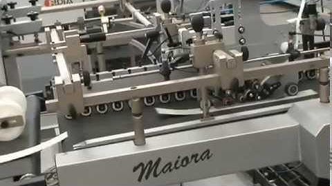 Double sided tape application with a MAIORA machine made in Italy   YouTube 2