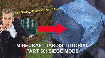 Minecraft 1.19 TARDIS Tutorial Part 50: Siege Mode