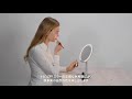 LEDスタンドミラー：堀内鏡工業(株) / LED Stand Mirror: HORIUCHI MIRROR