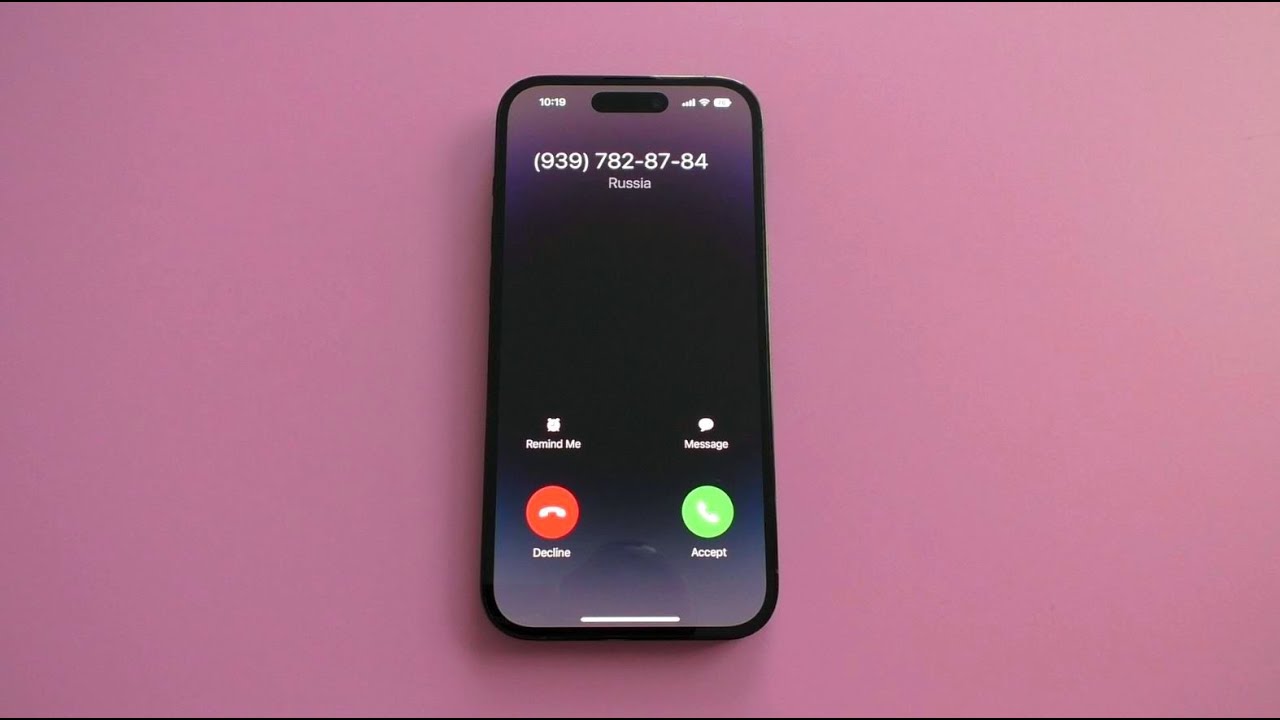Apple IPhone 14 Pro Incoming Call YouTube