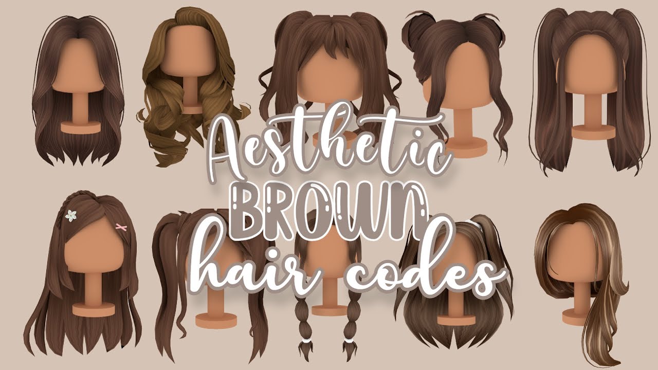 Brown Hair Codes For Bloxburg 
