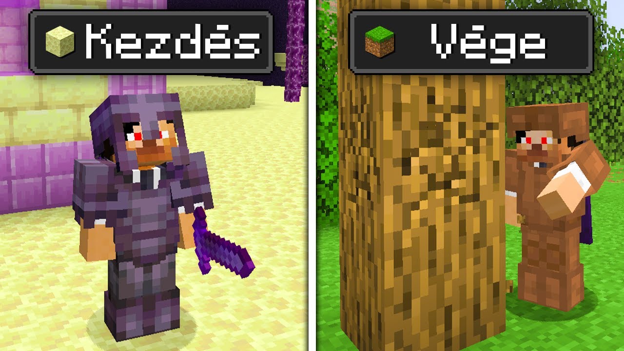 Minecraft, De VISSZAFELÉ Játszom Ki...