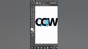 Create Negative Space Cow Logo Design In Illustrator