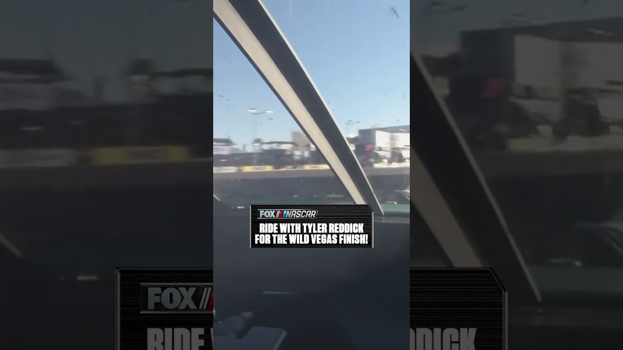 Ride with Kyle Larson and Tyler Reddick for Sunday's wild finish in Vegas! #racing #NASCAR