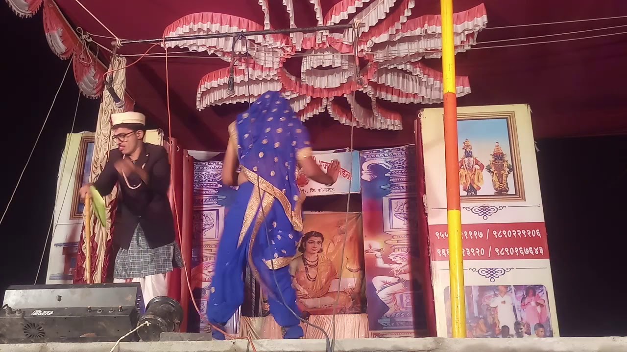 महाशिवराञी निमित्य निटवडे ता गारगोटी येथे सोंगी भजनाचा प्रयोग हुबाली .11-3-2021.