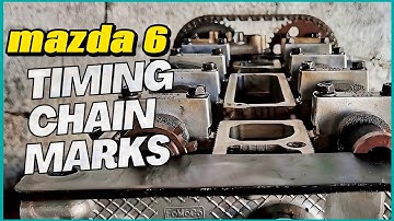 Mazda 6 2.5L/2.0L Timing Chain Marks –install crankshaft pulley 