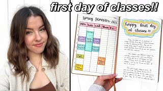 first day of classes | UVA nursing (college day in my life!)