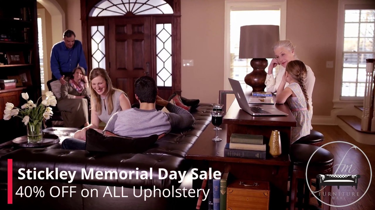 Stickley Memorial Day Sale Event The Best Seat in the House YouTube