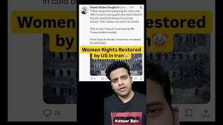Women rights restored in Iran by US-Israel🤡