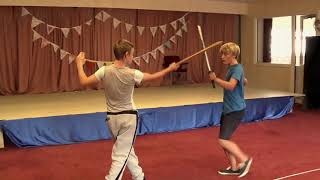 Sword fight workshop, Spark studio Project Performers youth theatre