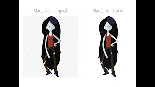 Marceline - Traced Illustration Speed Art - Part 1