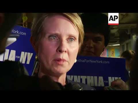 For an Hour on Tuesday, Cynthia Nixon Was Winning