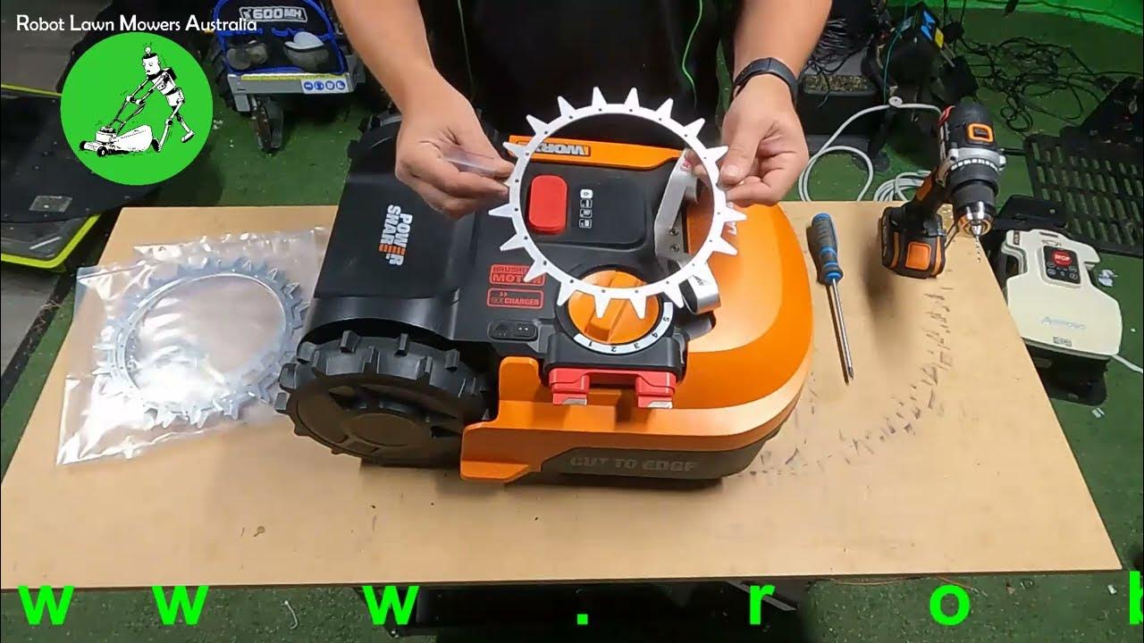 Robot Lawn Mowers Australia Wheel Spikes Worx Landroid YouTube