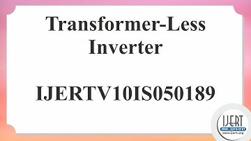 Transformer-Less Inverter