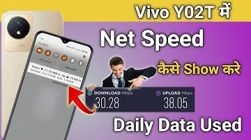 vivo y02t net speed show/Vivo y02t me net speed kaise dekhe/network speed setting #net speed