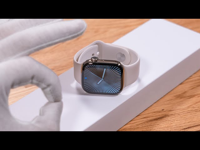 Apple Watch Series 10 42mm Natural Titanium 2024 Unboxing Apple Watch Series 10 42mm Natural Titanium 2024 Unboxing