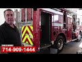 Fire Truck Repair & Paint in Orange County CA