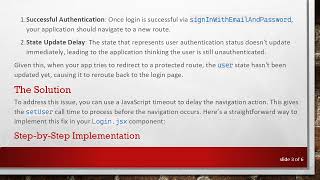 Fixing the useNavigate Issue with React Router DOM V6 After Login