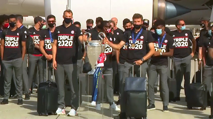 Bayern Munich Return Home After Champions League Triumph