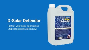 D Solar Defendor - Easy to apply hydrophobic anti-soiling coating  (Protect your solar panels now)