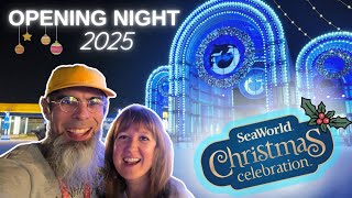 SeaWorld San Antonio Christmas Celebration 2025 | Opening Night & Holiday Fun!