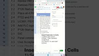 How do I make a clickable calendar in Google Sheets? - Excel Tips and Tricks #shorts