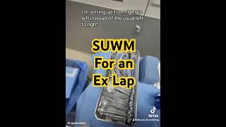 SUWM For an Ex Lap #cst #surgical #surgeon #surgicalinstruments