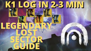 K1 Logistics Lost SECTOR Farming Guide!! 2-3 Min clears!