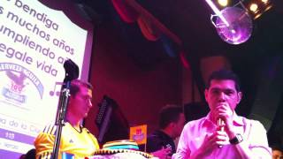 Peter Manjarres le canta el cumpleanos a Carito - Mayo 2013