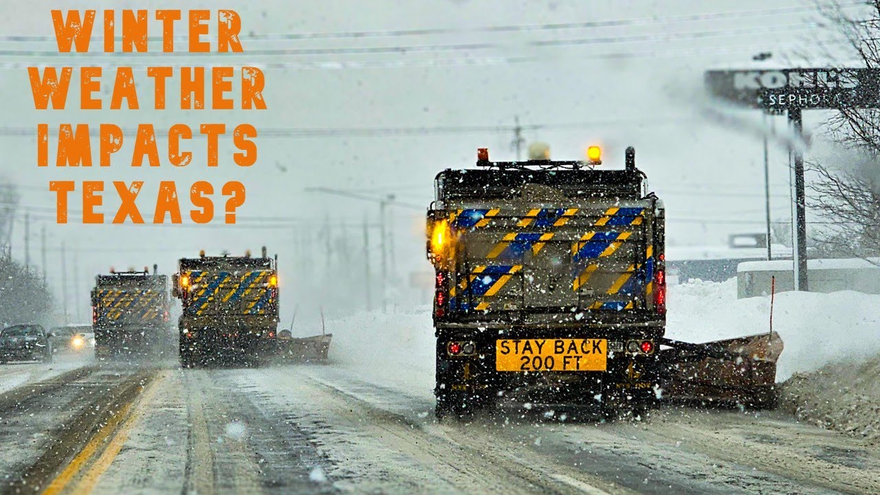 BIG WINTER STORM IMPACTS TEXAS - LIVE STORM CHASER - YouTube