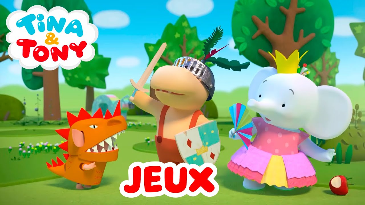 Nous jouons avec nos héros préférés | Tina & Tony | Dessin animé
