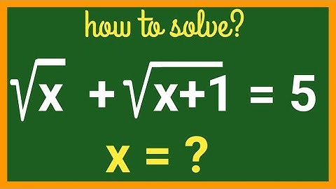 A nice square root problem ll maths olympiad ll#maths #math_olympiod #squareroot 