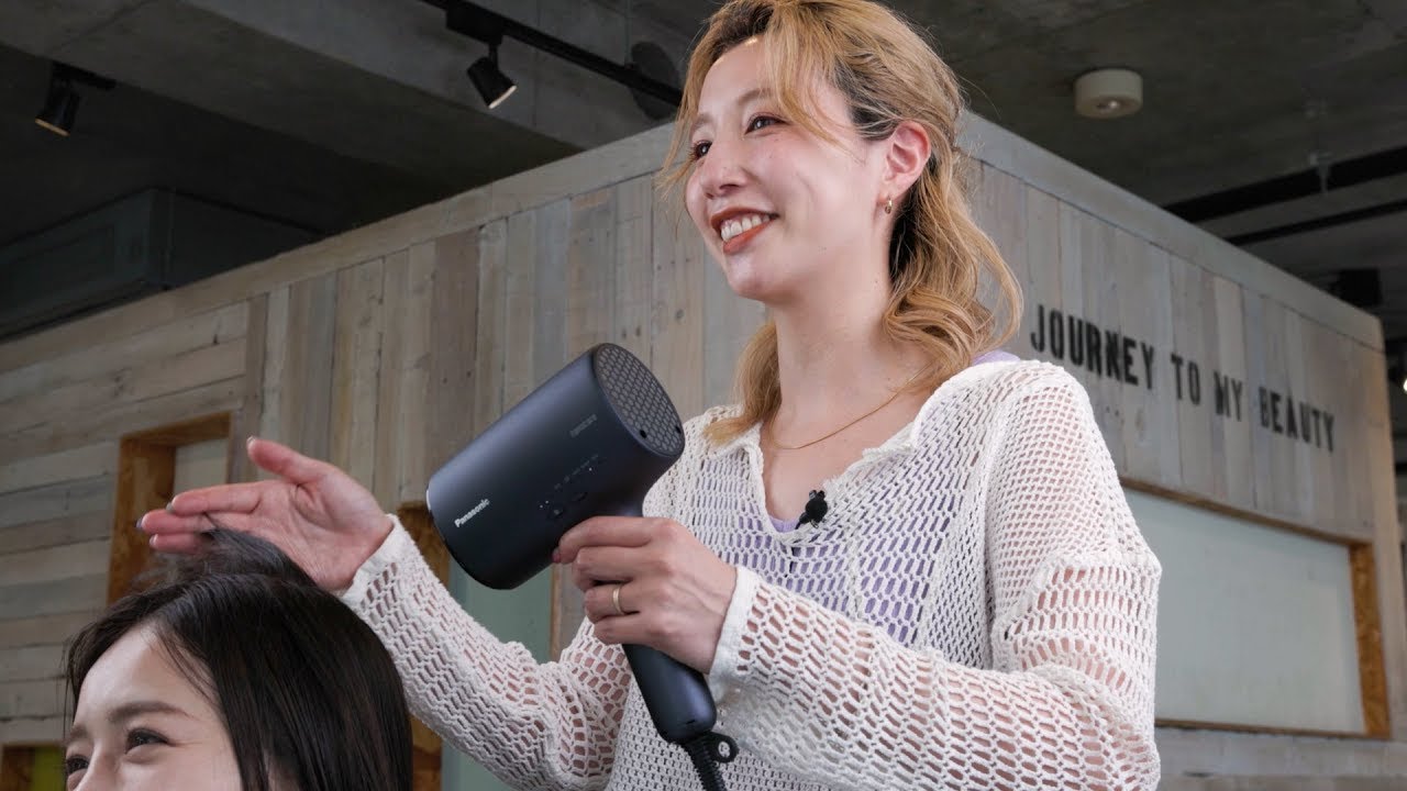 表参道・美容師が新製品のドライヤー ナノケア(EH-NA0J)をご紹介（速乾