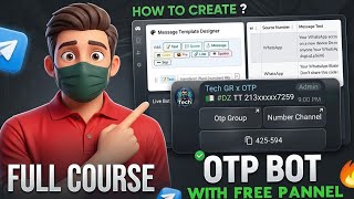 How To Create Telegram Otp Bot 🔥 With Free Pannel | Telegram Otp Bot Setup Full Course (2026)
