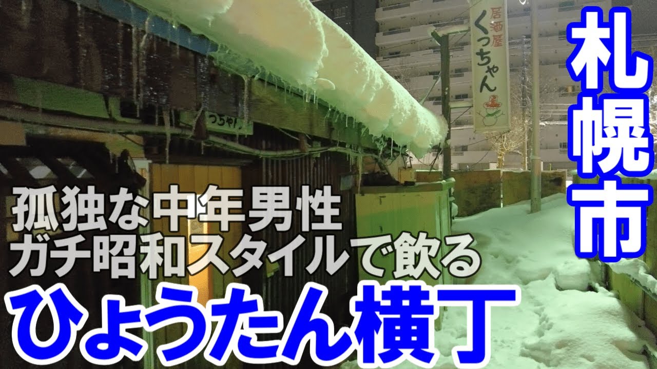 TDSL183 札幌市 昭和の原風景ひょうたん横丁 ガチ昭和スタイルで飲る