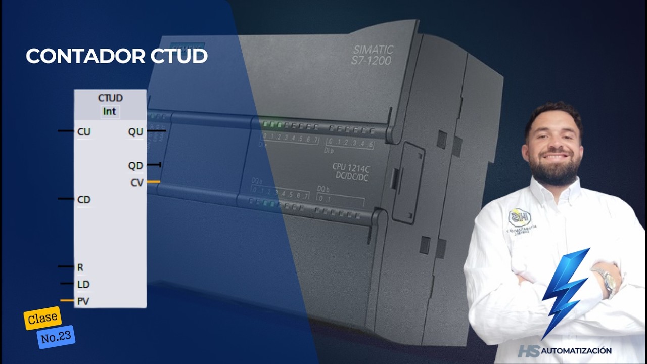 Contador CTUD en TIA Portal | Contador Up Down en PLC Siemens S7-1200 ...
