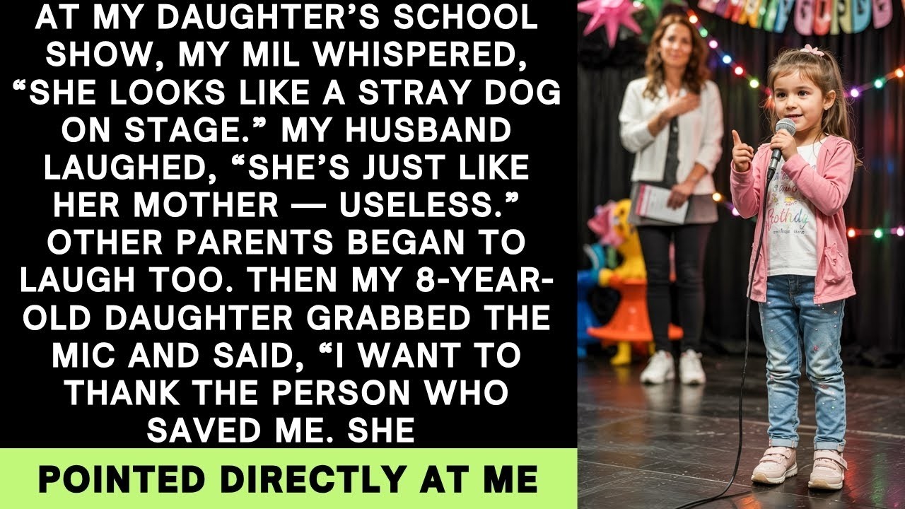 At My Daughter’s School Show, They Laughed at Her… Until She Did THIS on Stage