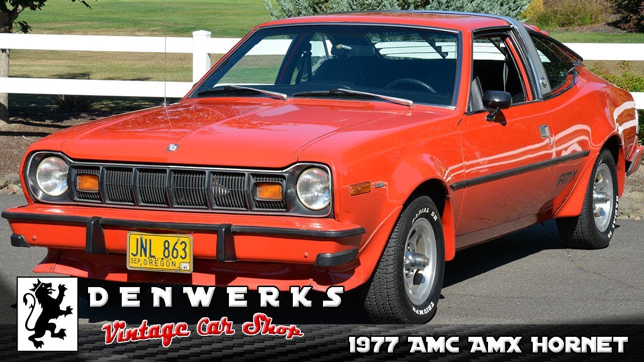 1977 AMC AMX Hornet - Barn Find Part 2 - YouTube