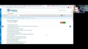 Statistics Online Orientation Webinar