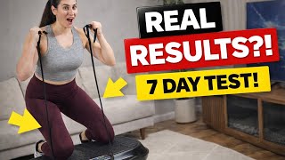 MERACH Vibration Plate Exercise Machine, Vibration Plate 440 Lbs Capacity, Bluetooth and Silicone