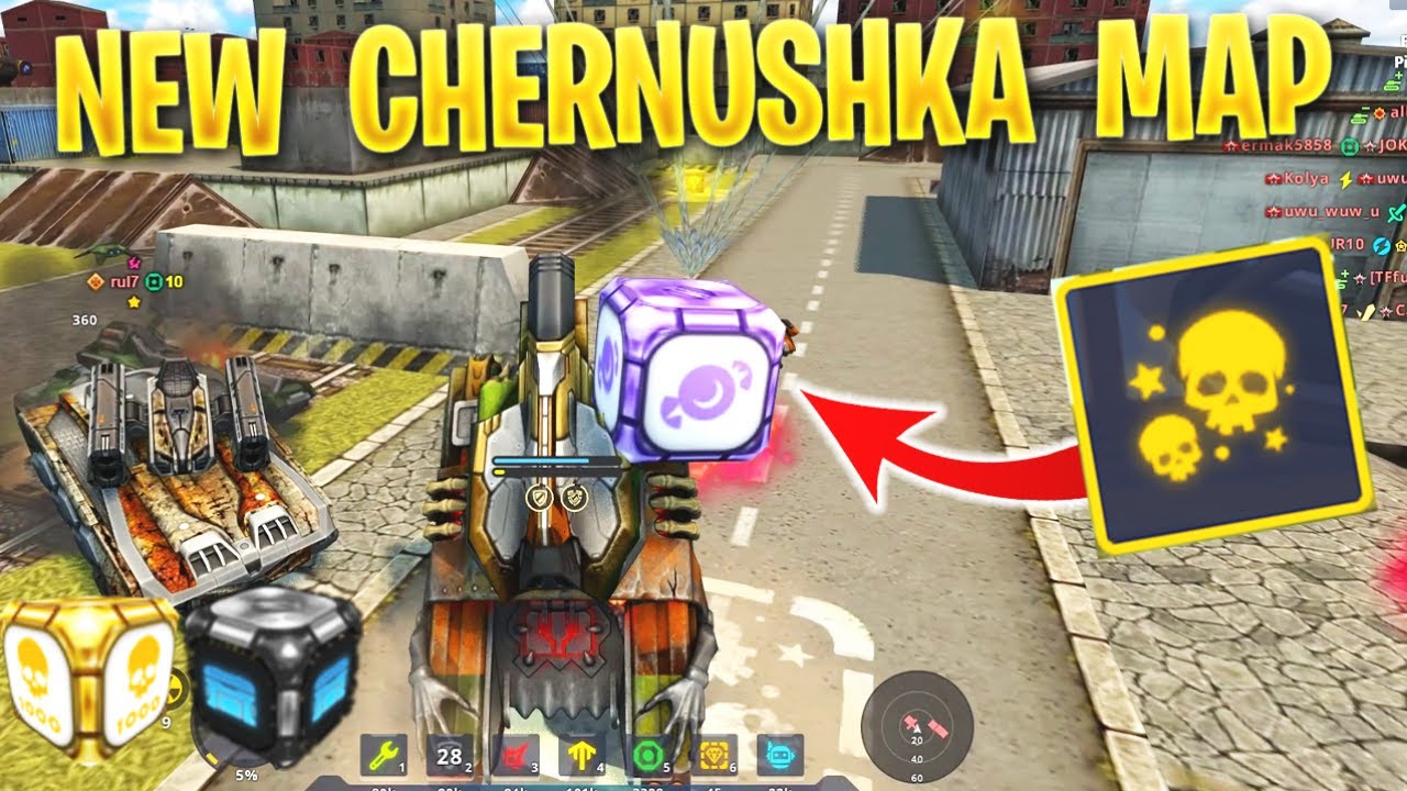 Tanki Online - NEW CHERNUSHKA MAP!! + Gold Box Video #65!