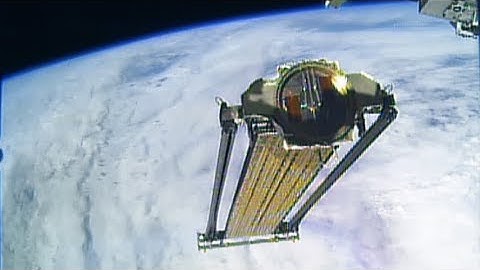 Roll-Out Solar Array (ROSA) Jettisoned From Space Station