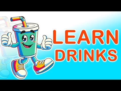 Learn Drinks Vocabulary |  Flashcards | Dinks Names