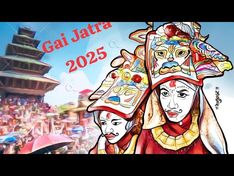 Gaijatra , Kathmandu, Nepal .August 10, 2025