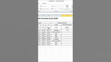 Cara Menggunakan Rumus Average pada Microsoft Excel #microsoft #microsoftexcel #viral #exel