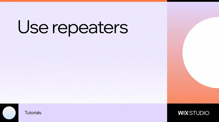 How to use Repeaters with Wix Studio
