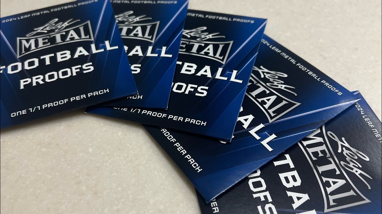 2024 Leaf Metal Football Proofs - 1/1 Solid Hits‼️