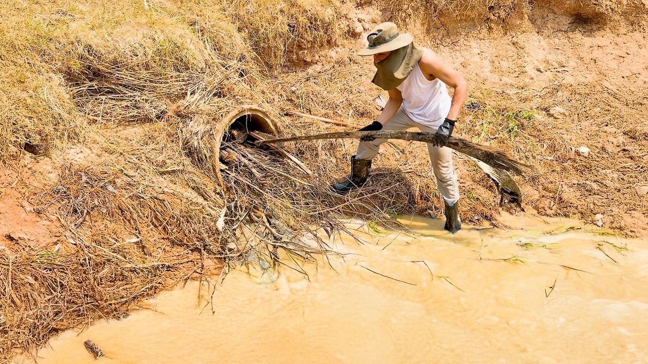 Restoring a Fully Blocked Outflow After Severe Clogging